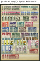 LOTS , 1969-80, Saubere Dublettenpartie Kompletter Ausgaben, Meist 5-10x, Pracht, Mi. Ca. 3000.- - Autres & Non Classés