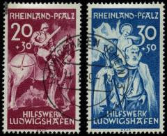 RHEINLAND PFALZ 30/1 O, 1948, Hilfswerk Ludwigshafen, Pracht, Gepr. Schlegel, Mi. 150.- - Autres & Non Classés
