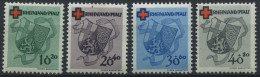 RHEINLAND PFALZ 42-45 , 1949, Rotes Kreuz, Prachtsatz, Mi. 85.- - Altri & Non Classificati