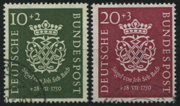 BUNDESREPUBLIK 121/2 O, 1950, Bach, üblich Gezähnt Pracht, Mi. 100.- - Used Stamps