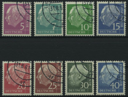 BUNDESREPUBLIK 179-260y O, 1960, Heuß Lumogen, Prachtsatz, Gepr. Schlegel, Mi. 450.- - Gebruikt