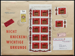 BUNDESREPUBLIK 1023 KB BrfStk, 1979, 60 Pf. Tag Der Briefmarke, Im Kleinbogen Auf FDC, Pracht - Other & Unclassified
