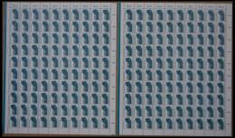 BUNDESREPUBLIK 1448v , 1994, 5 Pf. Löwenstandbild, Matte Gummierung, 2 Vollständige Bogen (100) Mit Plattennummer 1 Und  - Andere & Zonder Classificatie