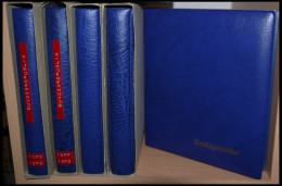 ERSTTAGSBLÄTTER 815,826-1233BrfStk , 1974-84, 11 Komplette Jahrgänge ETB 1/74-26/84 In 5 Blauen Spezialalben, Pracht - Otros & Sin Clasificación