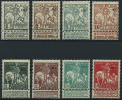 BELGIEN 81-88II , 1911, Nationalfond, Falzreste, Prachtsatz, Mi.Nr. 81-84II Gepr. Drahn, Mi. 300.- - 1910-1911 Caritas