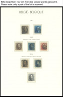 SAMMLUNGEN, LOTS O,, , 1849-1955, Saubere Sammlung Im Leuchtturm-Falzlosalbum, Mit Guten Ausgaben, Nicht Komplett, Anfan - Collezioni