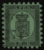 FINNLAND 6Ax O, 1872, 8 P. Schwarz Auf Gelbgrün, Fast Alle Zungen Vollständig, Pracht, Mi. 500.- - Andere & Zonder Classificatie