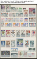 SAMMLUNGEN , Fast Komplette Postfrische Sammlung Frankreich Von 1965-74 Sauber Im Einsteckbuch, Prachterhaltung - Collections