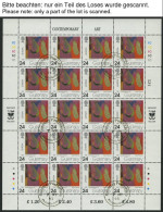 GUERNSEY KB O, 1976-94, Europa, Bis Auf 1977 Alle 18 Kleinbogensätze Komplett, U.a. Mit Mi.Nr. 608-11, Pracht, Mi. 716.- - Guernesey