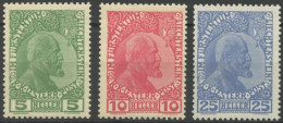 LIECHTENSTEIN 3yb , 1916, 25 H. Mittelultramarin, Normales Papier, Postfrisch, Pracht, Fotoattest Marxer, Mi. 1800.- - Other & Unclassified