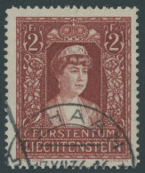 LIECHTENSTEIN 140 O, 1935, 2 Fr. Fürstin Elsa, Pracht, Mi. 280.- - Other & Unclassified