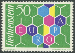 LIECHTENSTEIN 398 , 1960, 50 Rp. Europa, Postfrisch, Pracht, Mi. 65.- - Sonstige & Ohne Zuordnung