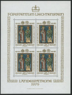 LIECHTENSTEIN 734KB , 1979, 20 Fr. Landespatrone Im Kleinbogen, Pracht, Mi. 100.- - Other & Unclassified