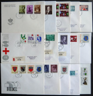 LOTS 1961-80, 103 Verschiedene FDC`s, Ab 1971 Komplett, Prachterhaltung, Mi. 500.- - Collections