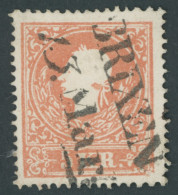 ÖSTERREICH BIS 1867 13II O, 1859, 5 Kr. Rot, Type II, Mit Plattenfehler Loch Im Hinterkopf L2 BRIXEN, Pracht - Other & Unclassified