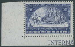 ÖSTERREICH 1918-1938 556C , 1933, 50 G. WIPA, Gezähnt Ks 12, Postfrisch, Pracht, Mi. 800.- - Other & Unclassified