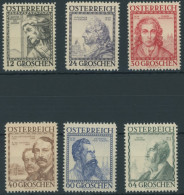 ÖSTERREICH 1918-1938 591-96 , 1934, Baumeister, Postfrischer Prachtsatz, Mi. 150.- - Andere & Zonder Classificatie