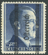 ÖSTERREICH 1945-1949 696IIA , 1945, 5 RM Grazer Aufdruck, Type II, Postfrisch, Feinst (Gummi Teils Etwas Stockig), Mi. 3 - Otros & Sin Clasificación