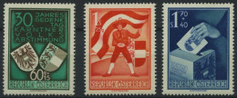 ÖSTERREICH 952-54 , 1950, Volksabstimmung, Prachtsatz, Mi. 130.- - Altri & Non Classificati