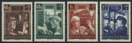 ÖSTERREICH 960-63 , 1951, Wiederaufbau, Prachtsatz, Fotobefund Babor, Mi. 80.- - Used Stamps