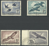 ÖSTERREICH AB 1950 984-87 O, 1953, Vögel, Prachtsatz, Mi. 300.- - Altri & Non Classificati