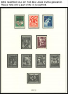 SAMMLUNGEN , 1945-67, Postfrische Sammlung Österreich Im Lindner Falzlosalbum, Mit Einigen Guten Sätzen, Prachterhaltung - Collections