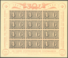 SCHWEIZ BUNDESPOST Bl. 9 , 1943, Block Nationalspende, Postfrisch, Pracht, Mi. 110.- - Andere & Zonder Classificatie