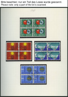 SAMMLUNGEN VB O, Saubere Sammlung Schweiz Viererblocks Von 1967-79 Mit Zentrischen Ersttags-Sonderstempeln, Prachterhalt - Verzamelingen