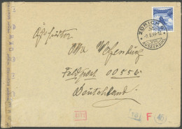 MILITÄRFELDPOST 1944, Feldpostbrief Mit FP-Nummer 00556, Gebirgsjäger Regiment, Mit Inhalt Und Zensur, Pracht - Other & Unclassified