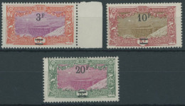 FRANZÖSISCH-SOMALI-KÜSTE 135-37 , 1927, 3 - 20 Fr. Freimarken, Postfrisch, 3 Prachtwerte - Autres & Non Classés