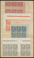 NEUKALEDONIEN , , 1905-44, überwiegend Postfrische Partie Meist Kleinerer Werte, Viele Blockstücke, Prachterhaltung - Altri & Non Classificati