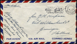 NIEDERLANDE 1950, Portofreier Militärbrief Aus Curacao/Niederländische Antillen, Pracht - Cartas & Documentos