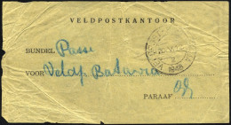 NIEDERLÄNDISCH-INDIEN 1948, Feldpost-Vorbindezettel Für Feldpostsendungen Von Soerabaja Nach Batavia Mit Entsprechendem  - Niederländisch-Indien