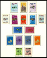EUROPA UNION , 1972, Sterne, Kompletter Jahrgang, Pracht, Mi. 178.- - Collections