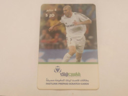 JORDAN-(PC-JOR-FAN-08)-MFASTLINK PREPIAD-zidden(plastic-board)(99)(5JD)(78-77-68-97-50-40-05)-(23.04.2008)used Card - Jordania