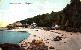 BV49.  Vintage Postcard.  Babbacombe Beach, Torquay. Devon - Torquay