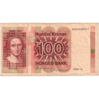 Norvège, 100 Kroner, 1988, KM:43d, TB+ - Noruega