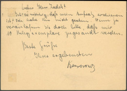 AUTOGRAFEN Hermann Kantorowicz, Pseudonym: Gnaeus Flavius (1877 1940), Deutscher Rechtswissenschaftler, Eigenhändig Gesc - Altri & Non Classificati