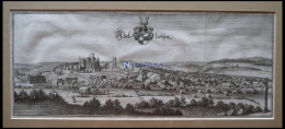 ADELEBSEN, Gesamtansicht, Kupferstich Von Merian Um 1645 - Prenten & Gravure