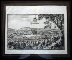 EMMERTHAL: Hämelschenburg, Kupferstich Von Merian Um 1645 - Stampe & Incisioni