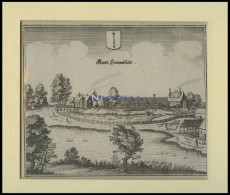 HIMMELSTÄDT/NEUMARK, Gesamtansicht, Kupferstich Von Merian Um 1645 - Estampes & Gravures