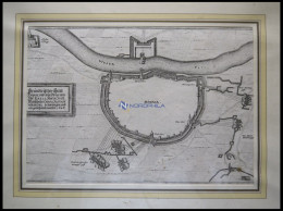 HÖXTER, Grundrißplan, Kupferstich Von Merian Um 1645 - Prints & Engravings