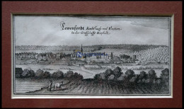 LEMFÖRDE, Gesamtansicht, Kupferstich Von Merian Um 1645 - Estampes & Gravures