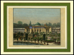 STUTTGART: Die Wilhelma, Kol. Holzstich Von Clerget Um 1880 - Prenten & Gravure