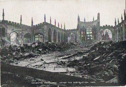 CPM..ANGLETERRE..ENGLAND..COVENTRY CATHEDRAL...AFTER THE DESTRUCTION...1940 - Coventry