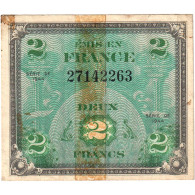 France, 2 Francs, Drapeau/France, 1944, 14337646, B, Fayette:VF16.1, KM:114a - 1944 Drapeau/Francia