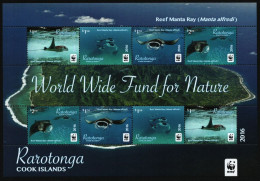 Rarotonga 2016 - Mi-Nr. 50-53 ** - MNH - Fische / Fish - Cook Islands