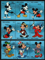 Gambia 1989 - Mi-Nr. 834-842 ** - MNH - Aus KLB - Disney - Gambie (1965-...)