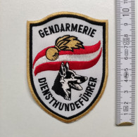 ECUSSON POLICE GENDARMERIE PATCH BADGE CANINE K9 - GENDARMERIE DIENSTHUNDEFÜHRER - Police