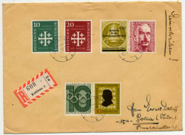 BRD 1956 Nr 236 Und 235 237 231 234 Berlin 155 BRIEF X70CD8E - Cartas & Documentos